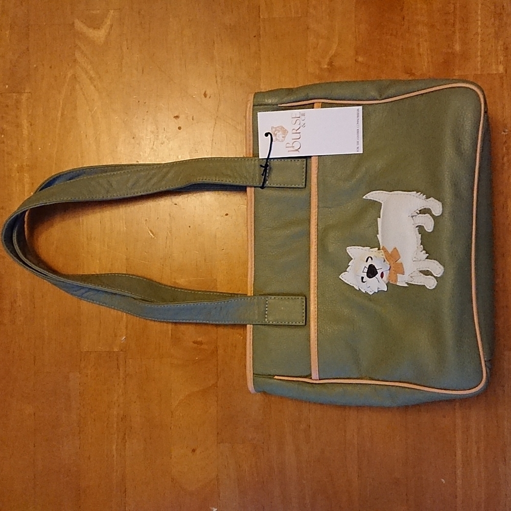 JP Ourse & Cie Westie Purse NWT